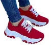 Dress Shoes 2023 New Women Sneakers Fashion Platform Lace Up Casual Sports Shoes Comfortable Running Ladies Vulcanized Shoes Female Footwear x0920