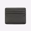 Titulares de cartão Vegan Leather Slim Holder Soft PU Cases Capas com 6 Slots e 1 Slot de Mudança Nome Inicial Personalizado