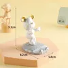 Dekorativa föremål Figurer Violent Bear Mobile Phone Seat Kawaii Desk Accessories Kawaii Rum Dekoration Small Ornament Desktop Sculpture Home Ornament 230920