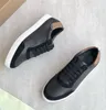 23s Brand Men Vintage Skateboard Shoes Print Check Platform Trainers randig socker Suede Casual Walking Comfort Party Wedding Footwear