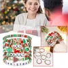 Strang Buntes Boho Polymer Clay Armband Kit für Weihnachten Frauen Mädchen verstellbare elastische weiche Keramik Perlen Geschenke Schmuck