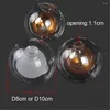 Clear White Globe Glass Shade For G4 Bulbs D8cm D10cm Lampshade Replacement Chandelier Pendant Lamp Lustre Accessory Parts