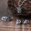 Band Rings Golden Deer King S925 Tremella nail pendant ring men's and women's design Owl Ring x0920