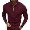 Men's Hoodies Cross-border Explosive Hoodie Casual Plus Fleece Solid Color Sleeve European And American Top Fashion Clothing