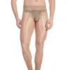 Men's Sleepwear Mans 8D 912 Needle Slumber Party Pantihose Transparent Legging Sexy Underwear U-Shaped Crotch Trouser Breathable Sleep