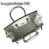 Himalayans handväskor äkta läder Emma Pure Manual Sewing Counter Quality Frenccrocodile 30cm Classic Stmo Sq2o