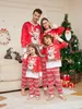 Abiti coordinati per la famiglia Moda Natale Abiti coordinati per la famiglia Cartone animato Natale Renna Stampa Natale Pigiama per la famiglia Set Casa vacanze Vestiti per bambini 230920