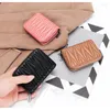 Korthållare äkta läder plånbok japansk blixtlås myntväska kvinnors orgelhållare varumärke rynka designväska stor kapacitet