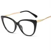 Whole-Cat Eye Spectacle Frame Trendy Designer okulary krótkowzroczne Nerd Optyczne ramki optyczne żeńska rama okularna The Spring Leg179d