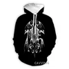 Sweat à capuche pour hommes, bande de mascarade diabolique, vêtements imprimés en 3D, Streetwear pour hommes/femmes, sweat à capuche à la mode, hauts pull à capuche