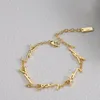 Gold Stilvolles Messing Designer Armband Marke Damen Casual Armband Geschenk Schmuck