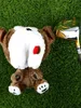 クラブシャフトぬいぐるみ漫画犬ゴルフヘッドカバードライバーのための0ccギフト女性レディー230920
