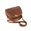 Sacos de noite Vintage Patchwork Mulheres Crossbody Bag Bolsas de Luxo Designer Venda Feminina Couro Ombro Bolsos Mujer