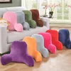 37 Sofa Cushion Back Pillow Bed Plush Big Backrest Reading Rest Pillow Lumbar Support Chair Cushion With Arms Home Decor 201026262O