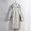 Herren Pelz Kunstpelz Herren Winter Pelzmantel Kunstpelz Große Größe Langer warmer lässiger Woll-Trenchcoat 230919