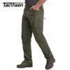 Herrbyxor Tacvasen Summer Lightweight Byxor Mens Tactical Fishing Pants Outdoor vandring Nylon snabba torra lastbyxor Casual Work Byxor 230920