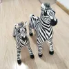 Pluche poppen kinderen gevuld knuffel zwart-wit strip zebra baby kinderen kerst verjaardagscadeau 230919