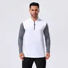 LL-A9 Yoga Outfit Mens Train Basketball Running Gym Tshirt Exercise Fitness Wear Sportwear Loose Shirts Outdoor Tops Long Sleeve Elastic Breathable