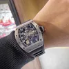 自動メカニカルリストウォッチRicharmill Tourbillon Watches Sport Luxury Watch RM030 Titanium Alloy Men's Fashion Leisure Business Sports Wri Wn-Lviy