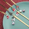 Spoons Christmas Cutlery Set Festive Stainless Steel With Pendant For Home Decoration Gift Holiday Tableware Cute