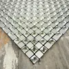 Bakgrundsbilder 11st/packar självhäftande glänsande diamantspegel glas aluminium kompositpanel metall mosaik kakel diy skåp vägg klistermärke