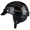 Motorcycle Helmets Men's Helmet Off-road Open Half Retro Face Otorcycle Women Racing Bike