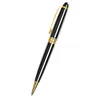 wholesale High Quality 163 Bright Black Ballpoint Pen / Roller Ball Pen Classic Office Stationery Promotion Pens For Birthday Gift