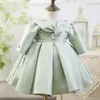 Robes de fille enfant en bas âge bébé robe à manches longues infantile princesse 1 an anniversaire filles fête né robes robe