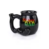 COFFEE MUG SMOKING PIPE roast and toast 11oz coffee cup export SMOKE foreign trade ceramic factory direct sale black pipe cup