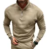 Men's Hoodies Cross-border Explosive Hoodie Casual Plus Fleece Solid Color Sleeve European And American Top Fashion Clothing