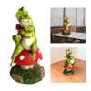 Décorations de jardin Statue cour jardin résine décoration extérieure ornement fleur Couple grenouille Figurines extérieur lit animal artisanat décoratif moderne 230920