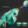 الأطفال الكهربائي للأطفال مستمر مستمر لعبة Gatling لعبة شفط كوب ناعم ناعم ناعم الانفجار Nerf Gun Guns Guns For Kids