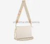 Clutches Dames Designer portemonnees schouder Luxe crossbody tote klassieke vierkante handtassen Echt leer PM Reliëf twee bandjes Chain Messenger Bag