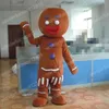 Performance gingerbread Man Mascot Costumes Carnival Hallowen Gifts Unisex Adults Fancy Games Outfit Holiday Outdoor Advertising Outfit Suit