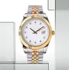 Eleganckie damskie zegarki RLX 41 mm 36 mm Automatyczne mechaniczne męskie design wodoodporne ruchy Luminous Randcewatches złota płomienna ramka moda Montre