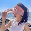 Wide Brim Hats Summer Novelty Camping Hiking Sunscreen Hat Sport Cap Visors Fan Sun