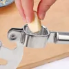 Fruit Vegetable Tools Stainless Steel Ginger Presser Slicer Masher Garlic Press Manual Quick Detachable Gadgets 230919