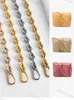 Lowewe Fashion bags Chain Metal gold silver gungray color String Accessories Original package matching length 60cm