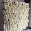 Flores decorativas TONGFENG Preto Festa de Casamento Cenário Decoração Artificial Silk Rose Room 3D Roll Up Pano Tecido Pena Pampas Flower