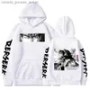 Herrtröjor tröjor heta japan anime berserk tarmar mönster mäns hoodies lös pullover harajuku anime tecknad ögon prinade roliga tröja unisexl230920