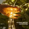 Christmas Decorations USB fivepointed star lamp string 2M waterfall courtyard outdoor camping garden hanging tree led 230919