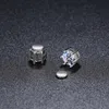 6,5 mm 1ct diamant Vvs magneet 925 sterling zilver Moissanite oorbellen mannen oorstekers