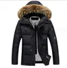 남성 겨울 자켓 두꺼운 따뜻한 파카가 과도한 하얀 오리 다운 자켓 남성 바람막이 아래 코트