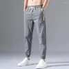 Männer Hosen Frühling Herbst Koreanische Mode Lose Beiläufige Jogginghose Männer Elastische Hohe Taille Bleistift Männliche Tasche Übergroßen Trend Hosen