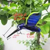 Dekorativa föremål Figurer Murano Glass Hummingbird Figuren Pendant Handgjorda söt Bird Small Staty Prydnad Hem Outdoor Garden 230920