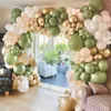 Altre forniture per feste di eventi 271 PC di retrò avocado verde palloncino ghirlant arch set baby shower wedding chim wedding decoration backgroun 230919