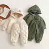 Conjuntos de roupas estilo coreano inverno infantil bebê meninos meninas conjunto de manga comprida com capuz cardigan calças nascido roupas terno