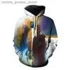 Hoodies للرجال Swefsshirts مضحك الملابس قمم الرجال هوديي 3D طباعة كات نمط بسيط بسيط مريح 5XL من النوع الثقيل للرجال 230920