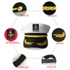 Beralar Beyaz Kaptan'ın Şapkası Denizcilik Yetişkinler İçin Denizcilik Temalı Tekne Gemi Kapağı