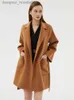 Женское полушерстяное пальто на осень и зиму, новое женское пальто из 10% чистого кашемира, шерстяное пальто, классическая мода, бестселлер, удобный универсальный вариант L230920